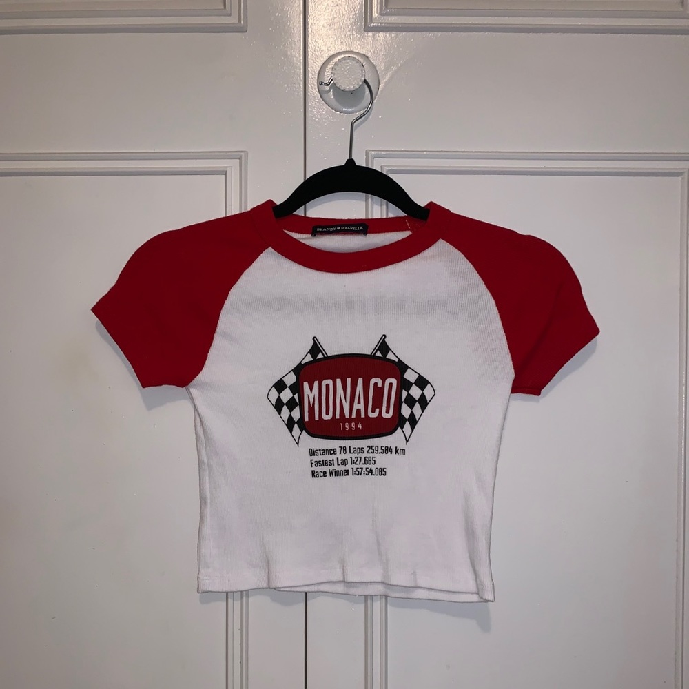 Cute racing crop top